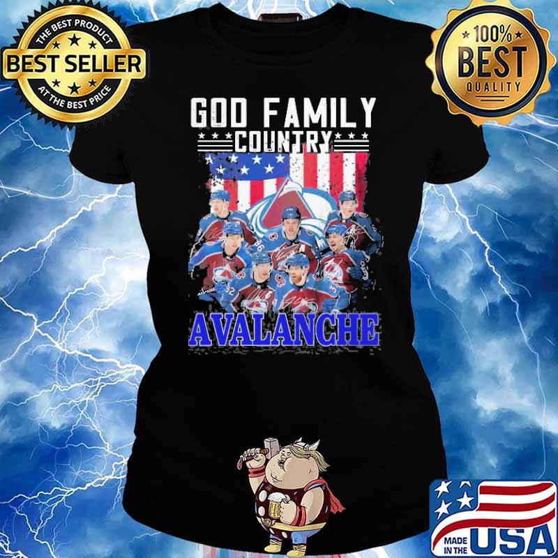 God family country avalanche signature hockey 2022 limited edition s Ladies tee