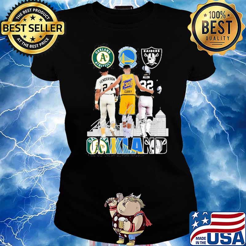 Golden State Warriors Oakland Athletics Raiders Shirt, hoodie
