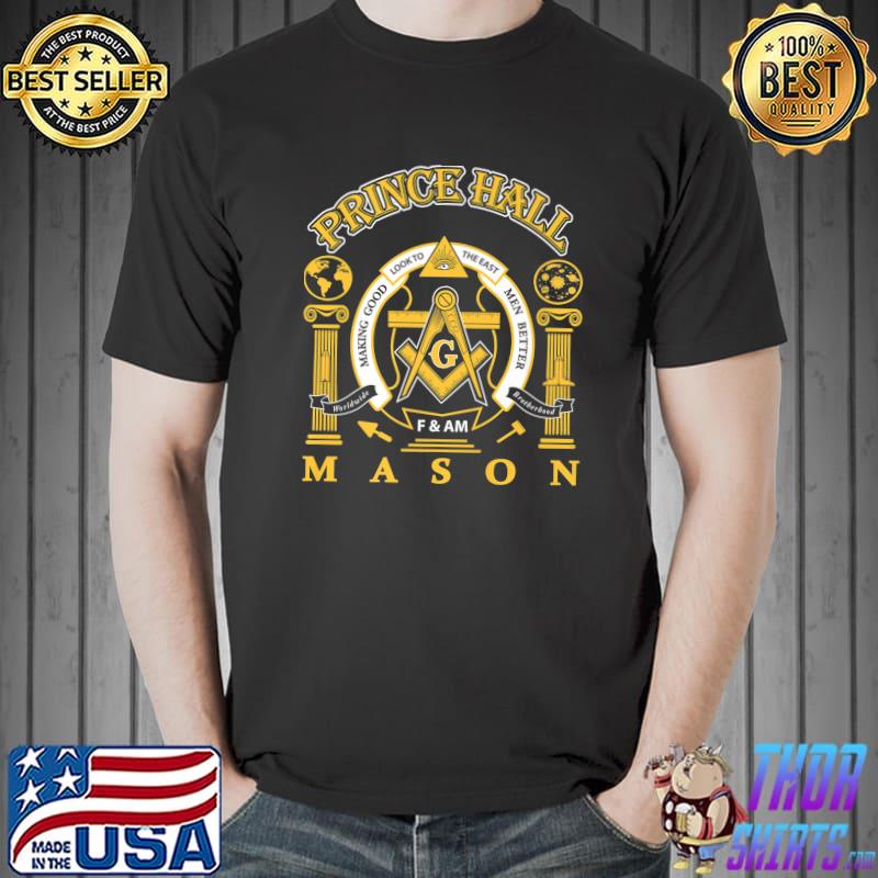 Greats Mason Masonic Prince Hall Masons Presidents Day Gift Premium T-Shirt