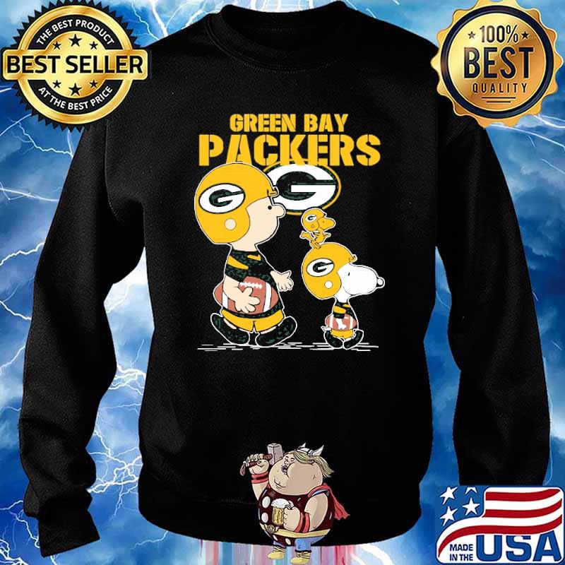 Green Bay Packers let's play Football together Snoopy NFL s Sweater