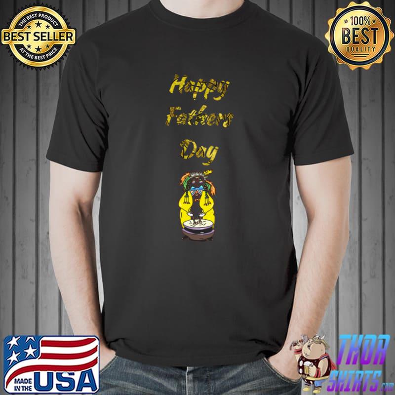 Happy fathers day with patten by MariDani Art, 3 Classic T-Shirt