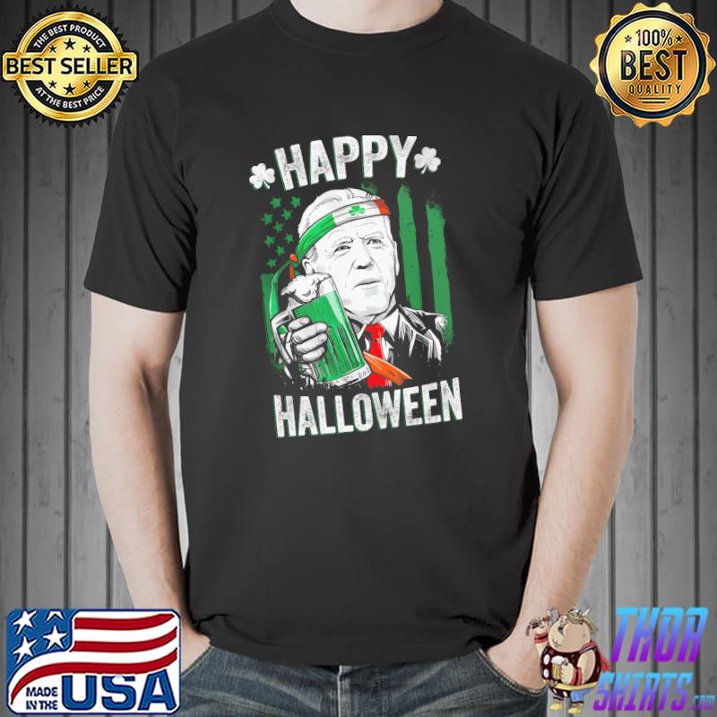 Happy Halloween Biden Irish Shirt Unisex