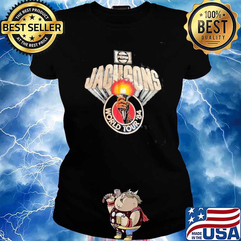 Jackson’s 1984 World Tour Black Shirt Ladies tee