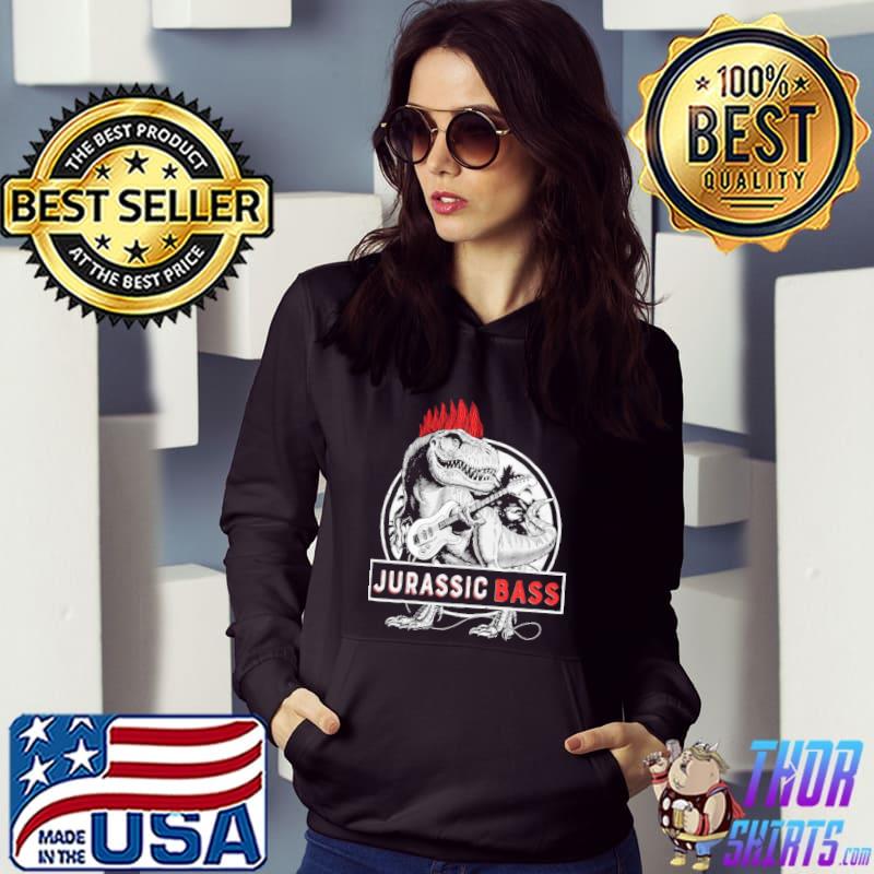 Jurassic Bass T-Rex Dinosaur Shirt Hoodie