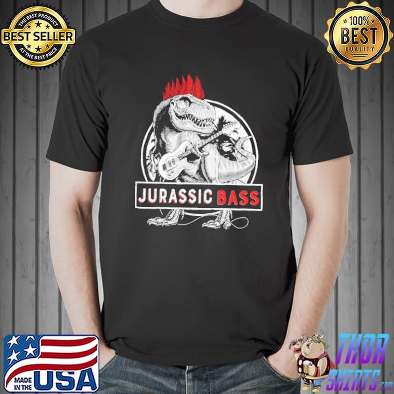 Jurassic Bass T-Rex Dinosaur Shirt