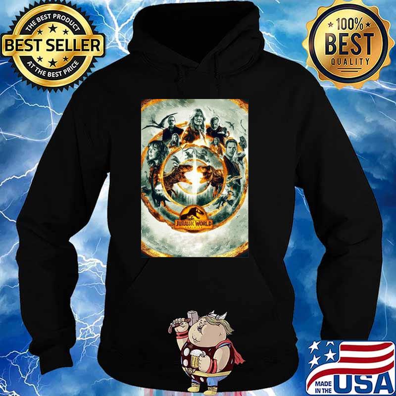 Jurassic world dominion trex art movie poster design s Hoodie