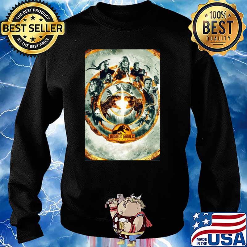 Jurassic world dominion trex art movie poster design s Sweater