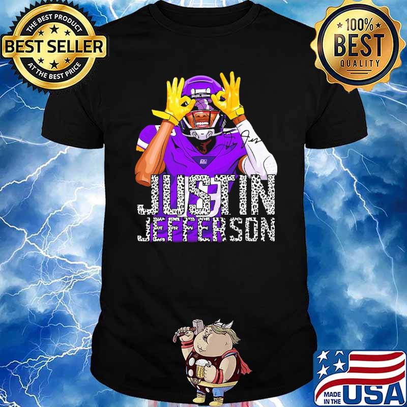 Justin jefferson Minnesota vikings national Football shirt