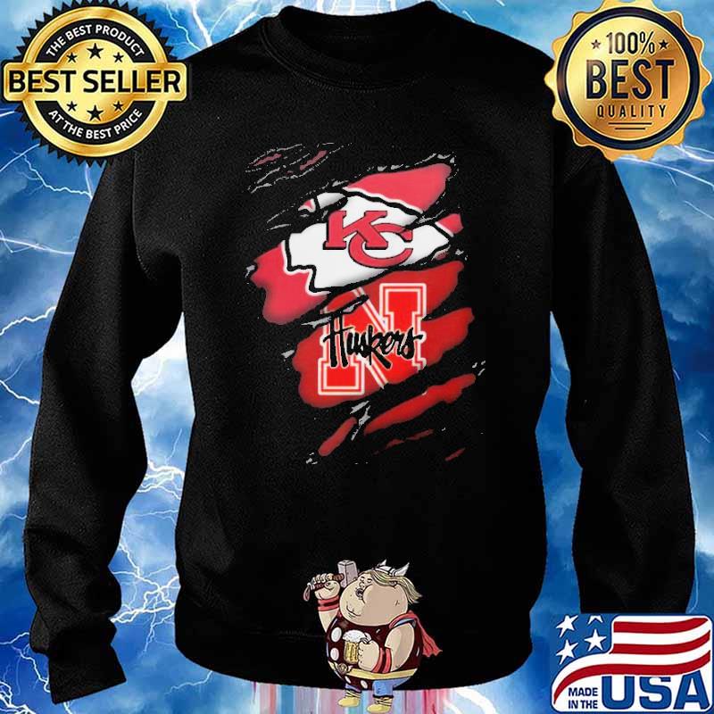Kansas Chiefs and Nebraska huskers inside me s Sweater
