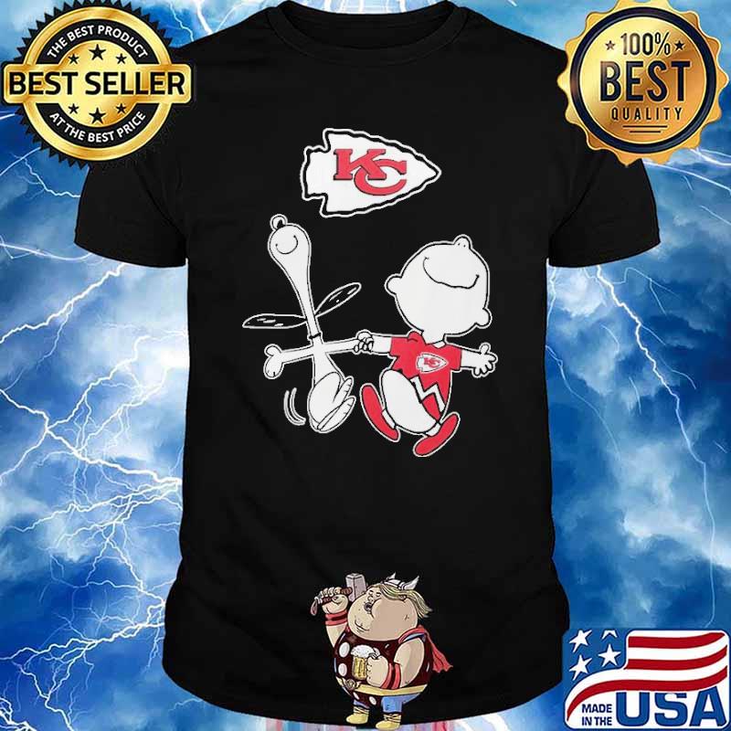 Kansas City Chiefs Lets Play Football Together Snoopy