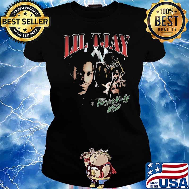 Lil Tjay Rapper French Kid Shirt Ladies tee