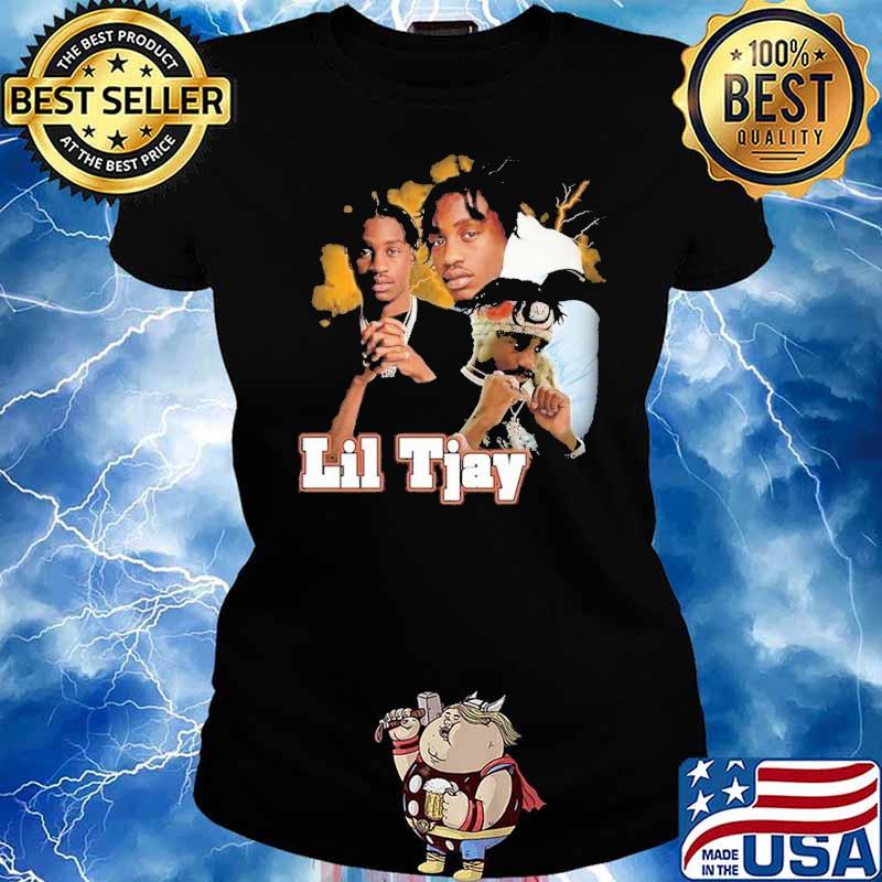 Lil Tjay Rapper Music Vintage Shirt Ladies tee