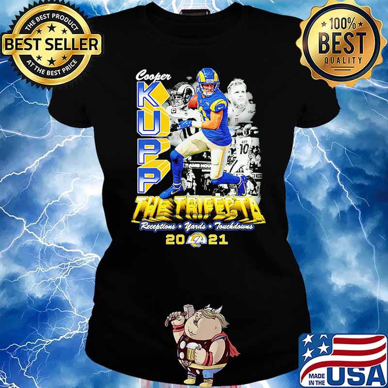 Los angeles rams cooper kupp the trifecta s Ladies tee