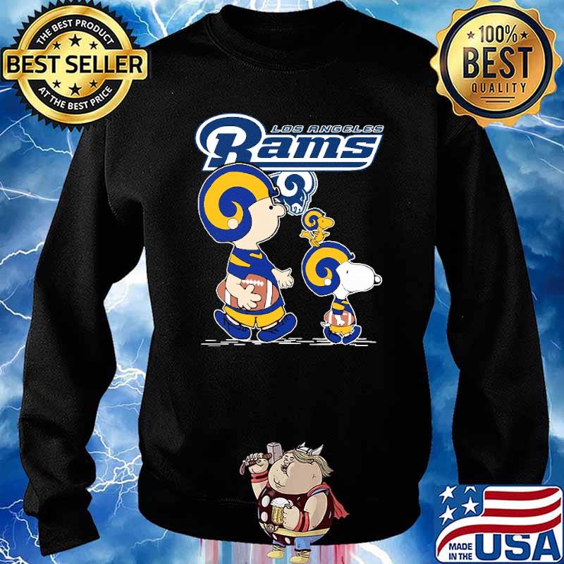 Los angeles rams Snoopy plays the Football game T-shirt, hoodie