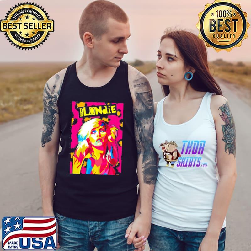Lurusan 23 retro blondie band s Tank Top