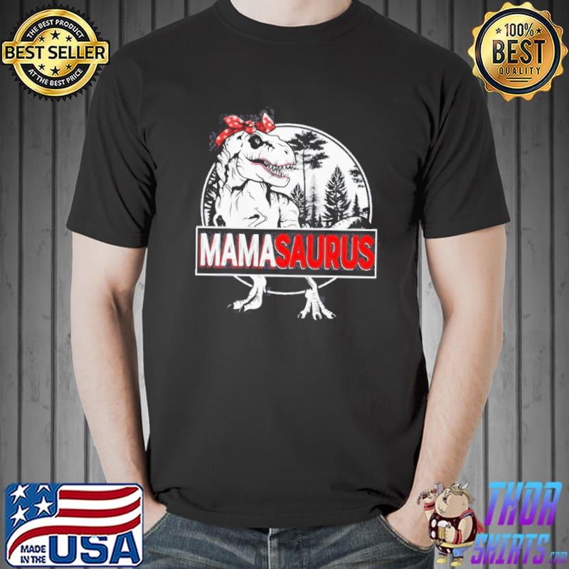 Mamasaurus mommy dinosaur trex poster mothers day s Unisex