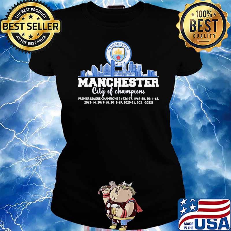 Manchester city of premier league champions s Ladies tee