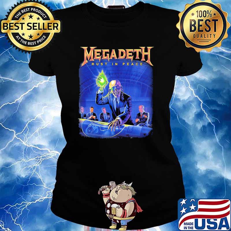 Megadethrust in peace megadeth s Ladies tee