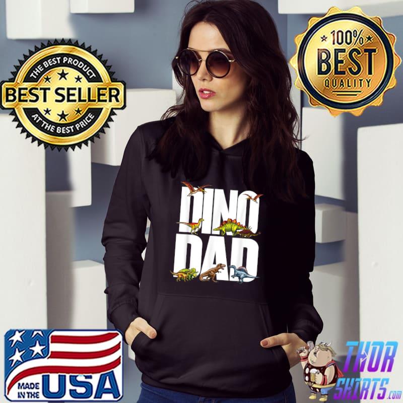 Mens Dinosaur Dad Dinosaur Parent Father's Day Gift for Dino Dads T-Shirt Hoodie