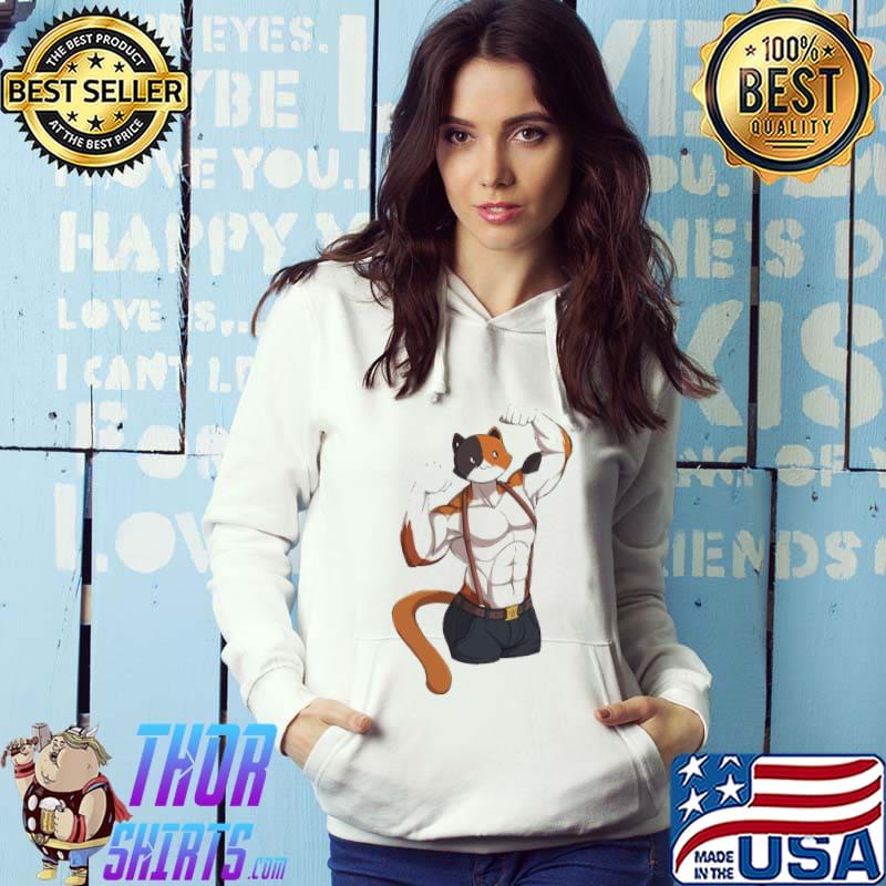 Meowscles cute art s Hoodie