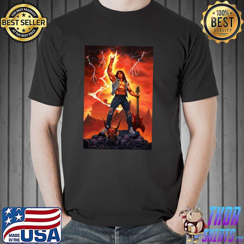 Metal dude eddie from stranger things 4 shirt