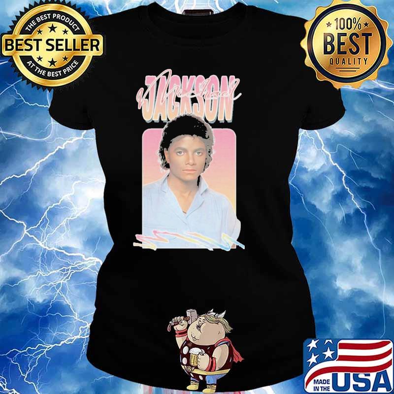 Michael Jackson Tribute 80s Retro Shirt Ladies tee