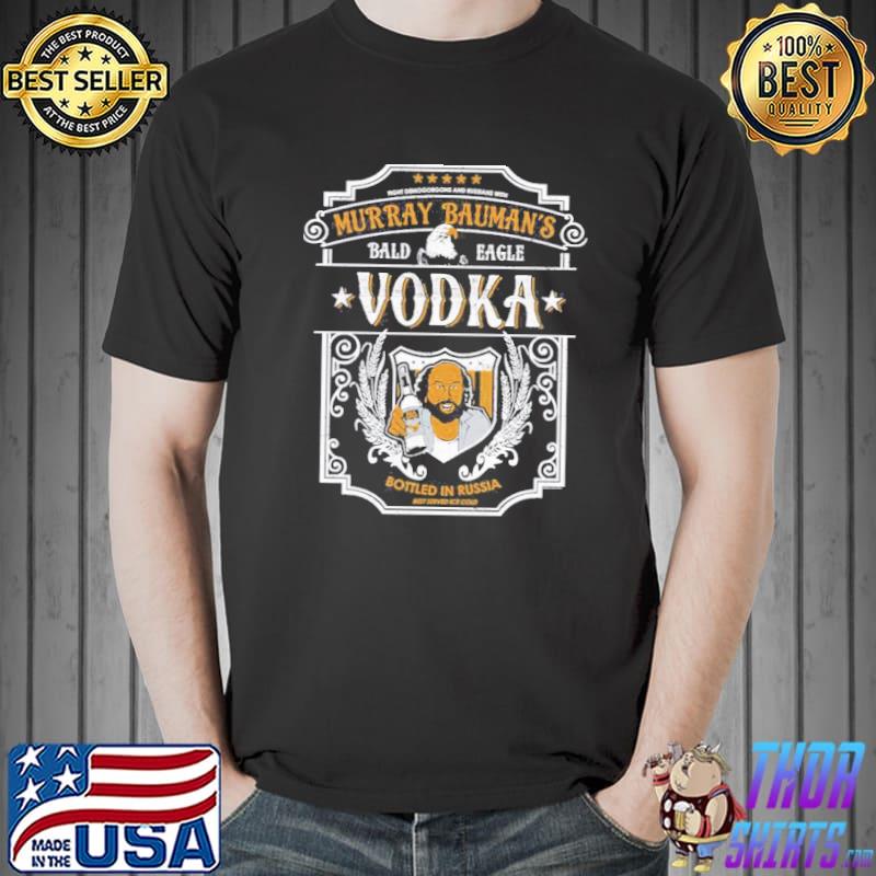 Murray bauman's bald eagle vodka stranger things shirt
