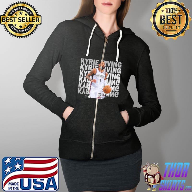 NBA kyrie irving s Full Zip Hooded