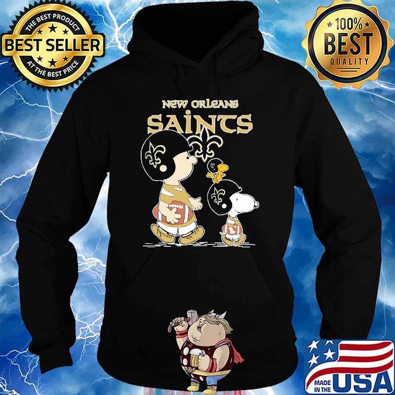 New orleans saints let's play Football together Snoopy NFL s Hoodie