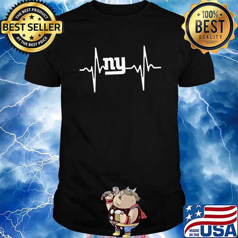 New york giants heartbeat American Football team shirt