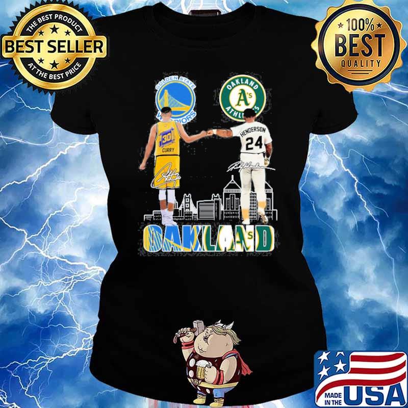 Oakland And Golden State Warriors Shirt Ladies tee