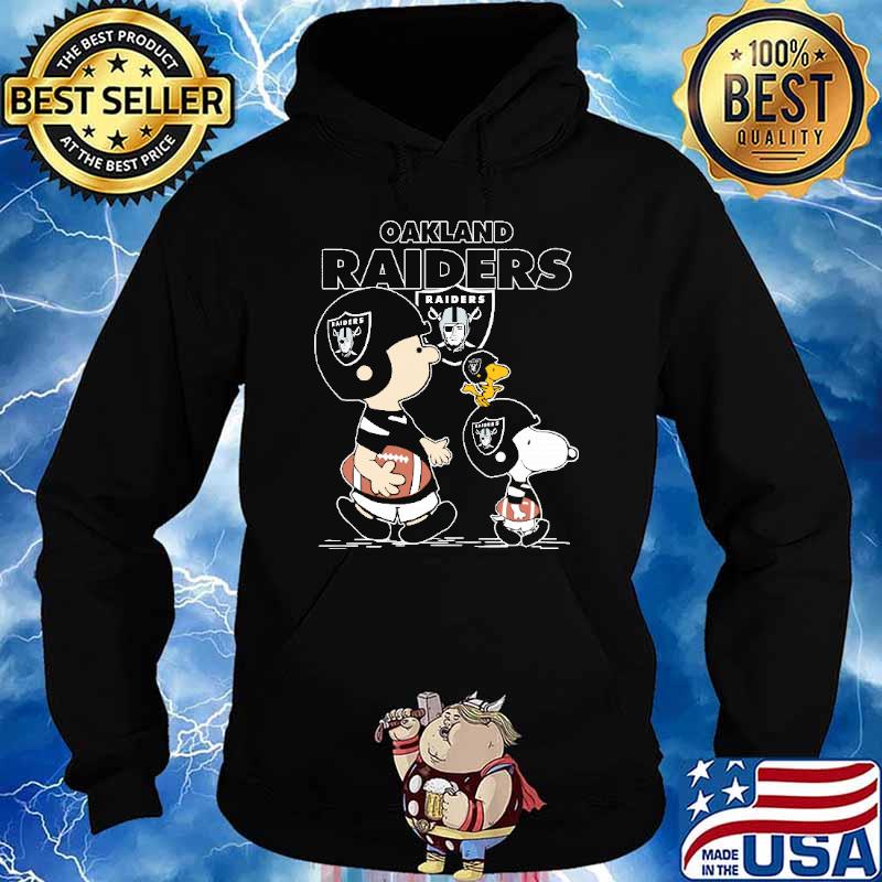 Oakland raiders let's play Football together Snoopy NFL s Hoodie