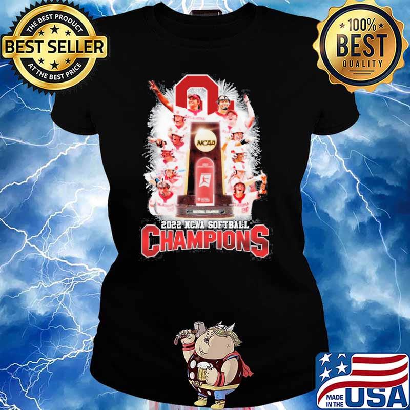 Oklahoma 2022 NCAA Softball Champions Shirt Ladies tee
