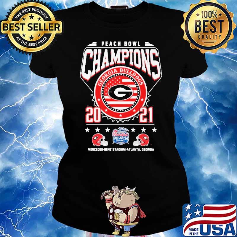 Peach bowl champions Georgia Bulldogs 2021 s Ladies tee