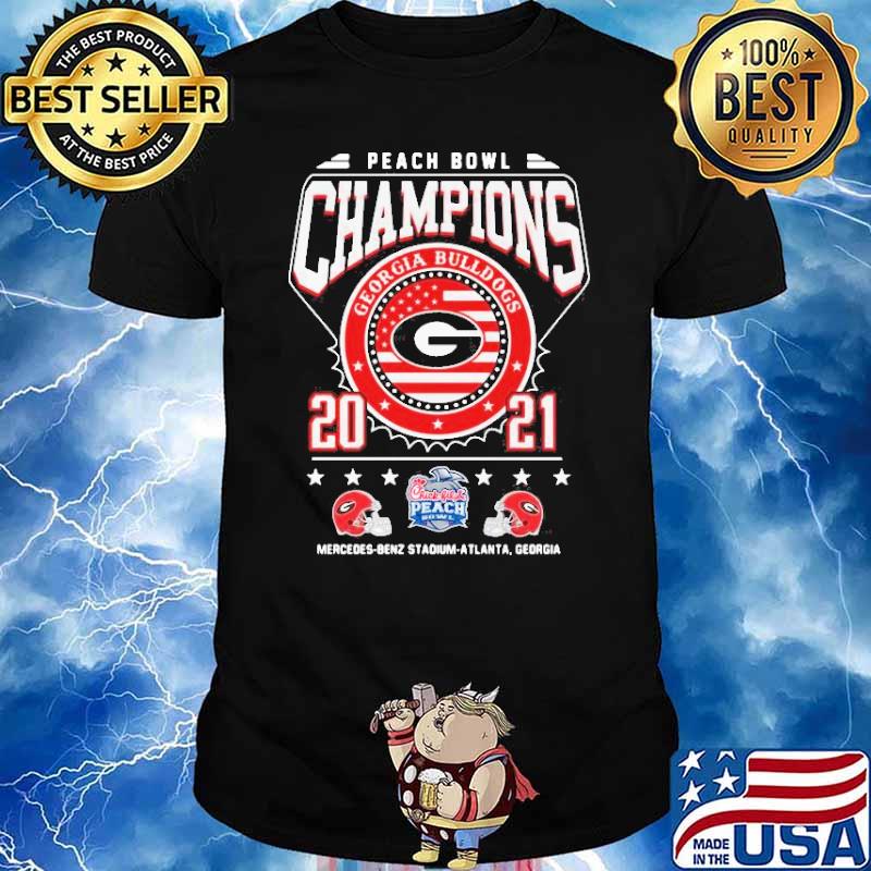 Peach bowl champions Georgia Bulldogs 2021 shirt