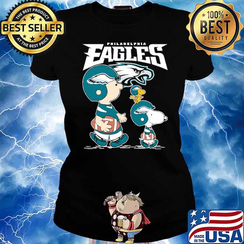 Philadelphia Eagles Let's Play Football Together Snoopy NFL Shirt