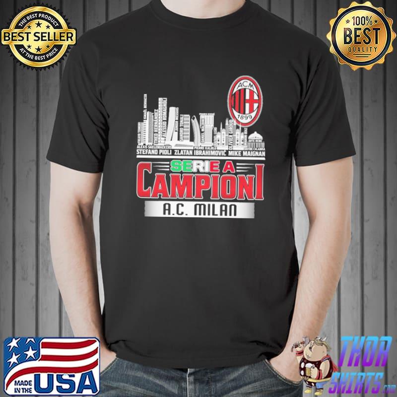 Serie A Campioni AC Milan Shirt Unisex