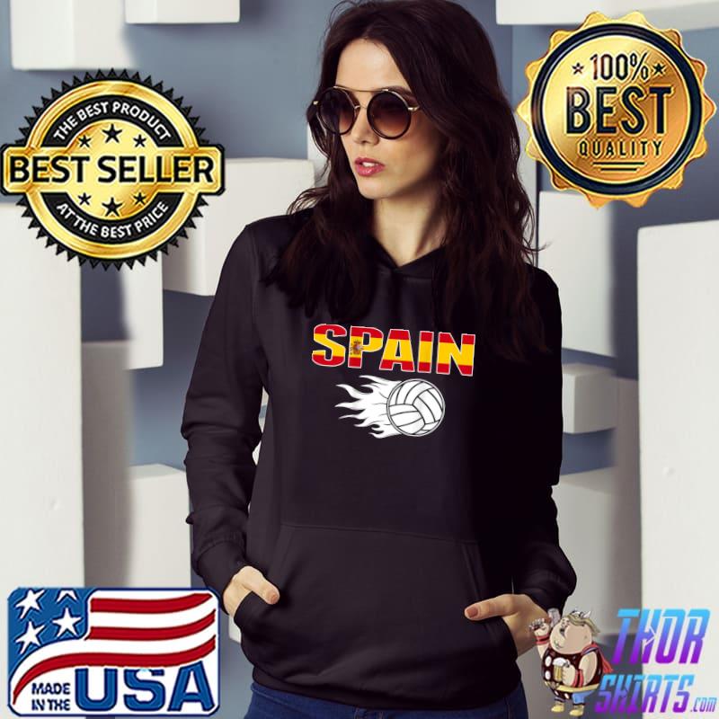 Spain Volleyball Spanish Flag T-Shirt Hoodie