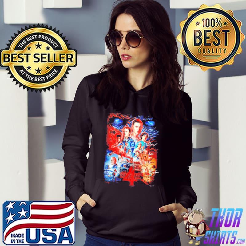 Stranger things 4 signatures s Hoodie