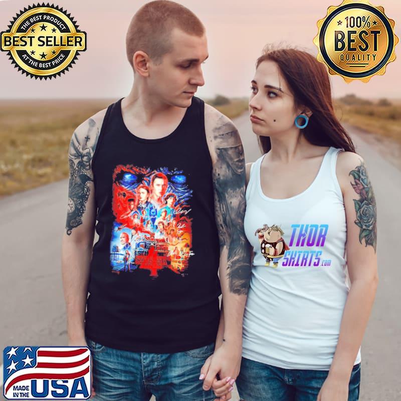 Stranger things 4 signatures s Tank Top
