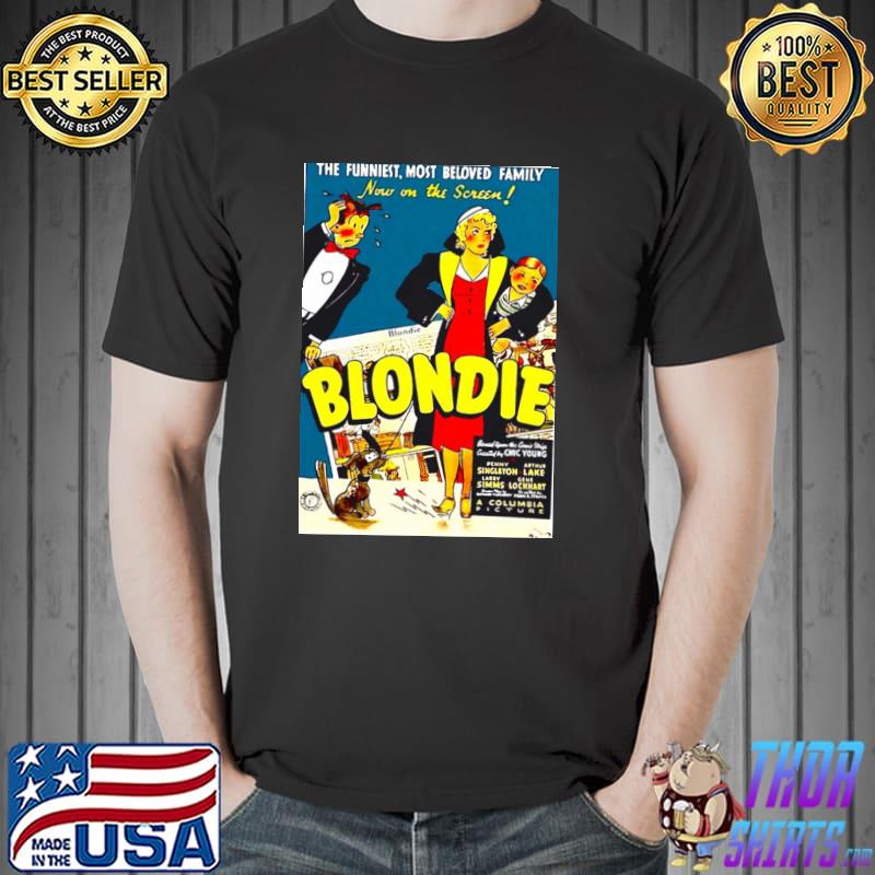The funniest most beloved family retro blondie band shirt