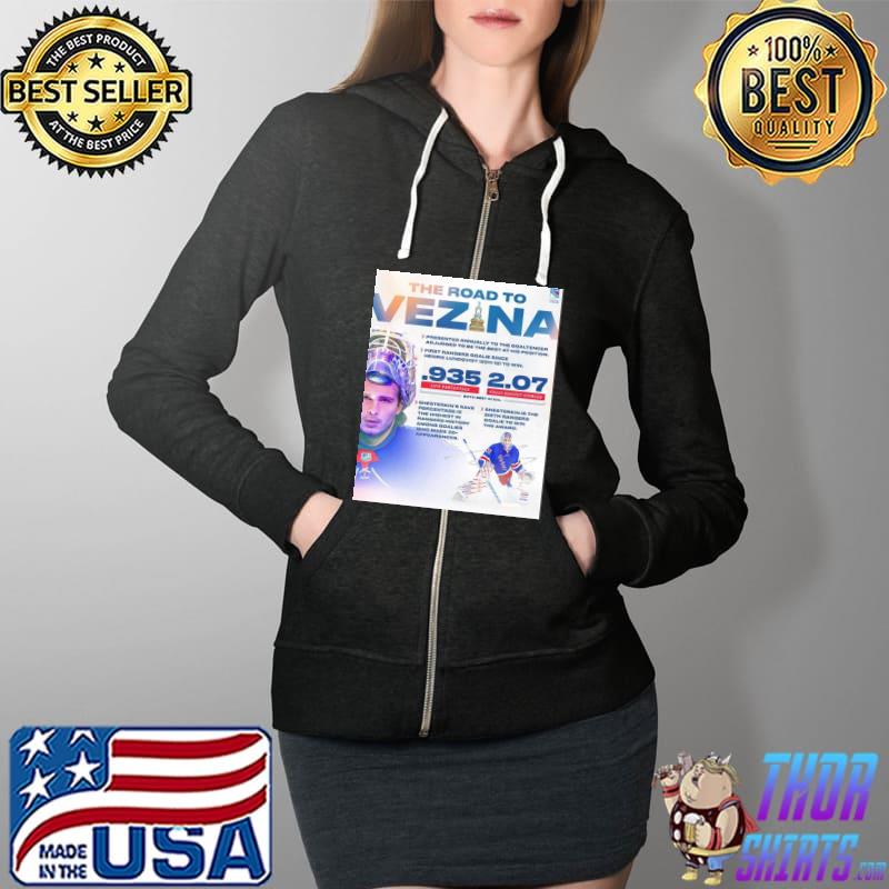 The road to vezina poster s Full Zip Hooded