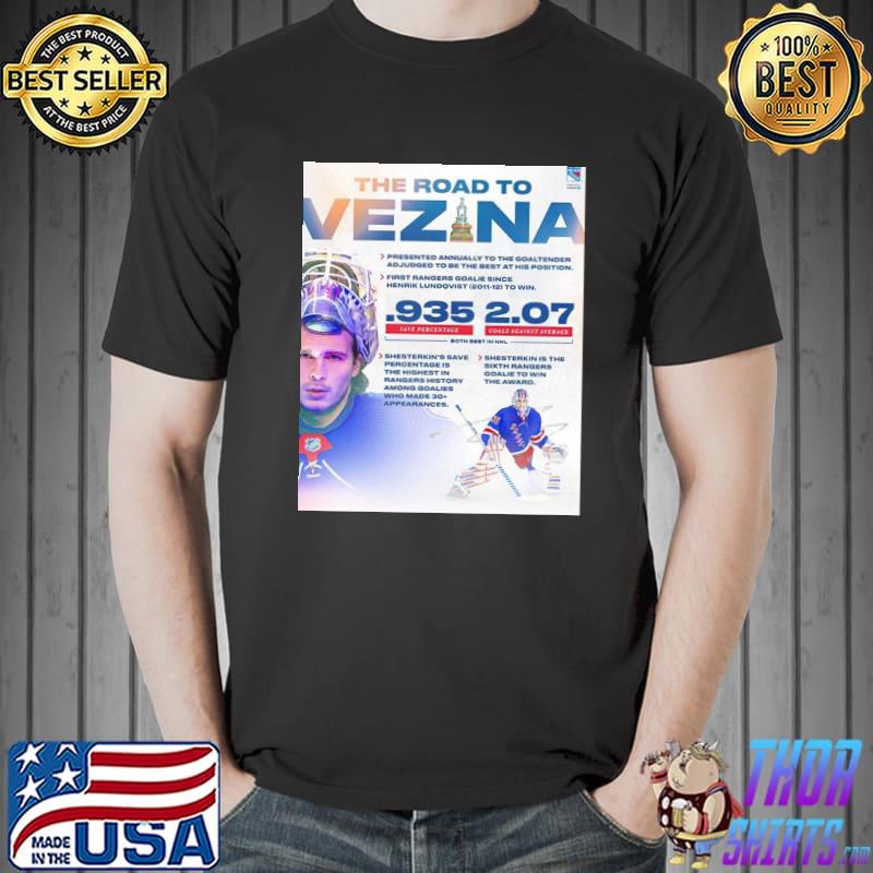 The road to vezina poster shirt