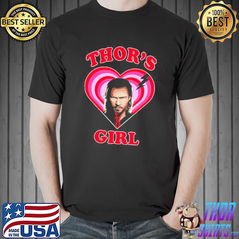 Thor's girl Thor love and thunder new movie Marvel heroes shirt