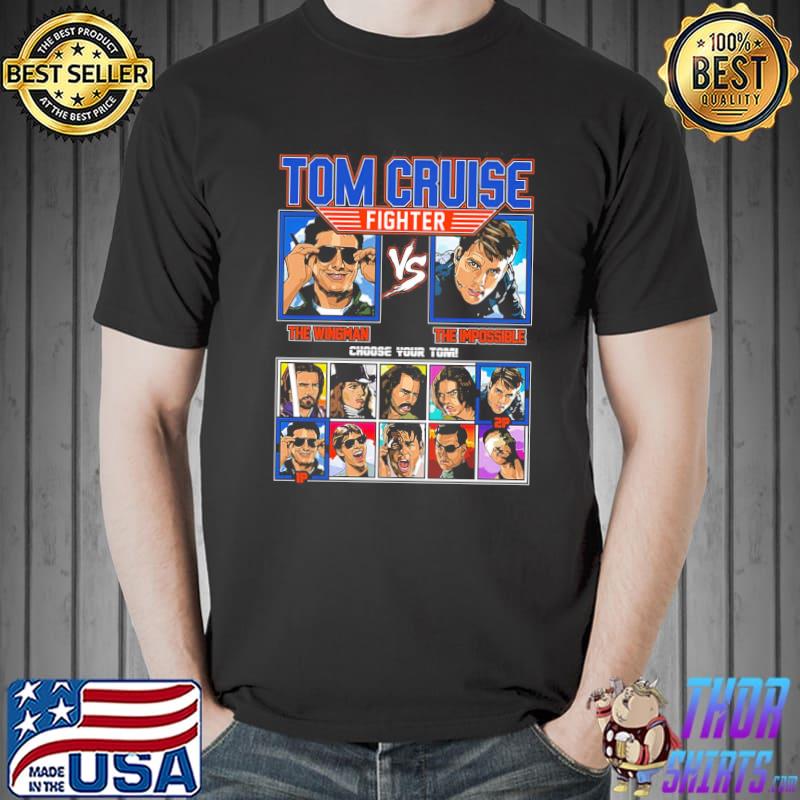 Tom cruise fighter the wingman vs the impossible pop art shirt