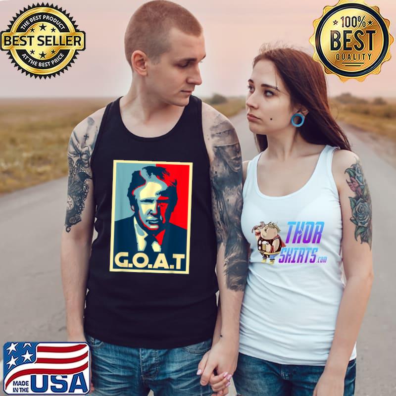 Trump GOAT Middle Finger I'll Be Back Election 2024 Support T-Shirt Tank Top