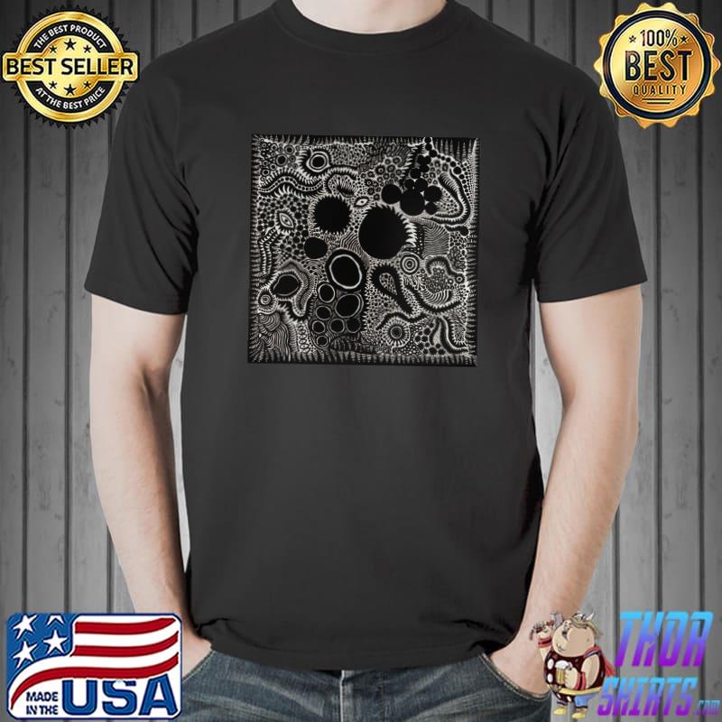 Yayoi Kusama Black Abstract T-Shirt