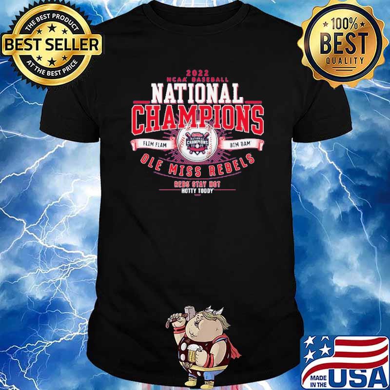 2022 NCAA Baseball National Champions Ole Miss Rebels Shirt