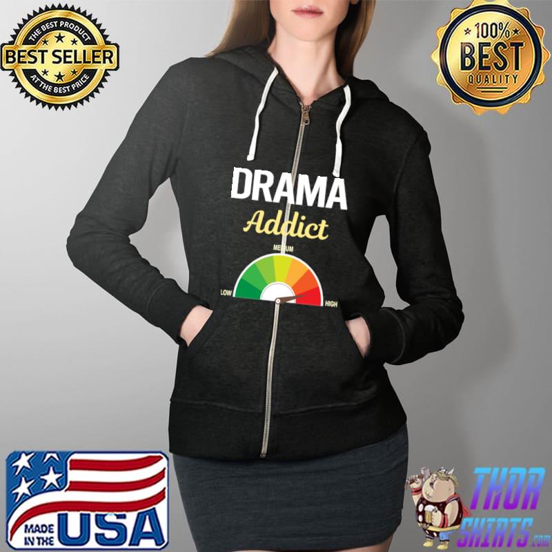 Addict Drama T-Shirt Full Zip Hooded
