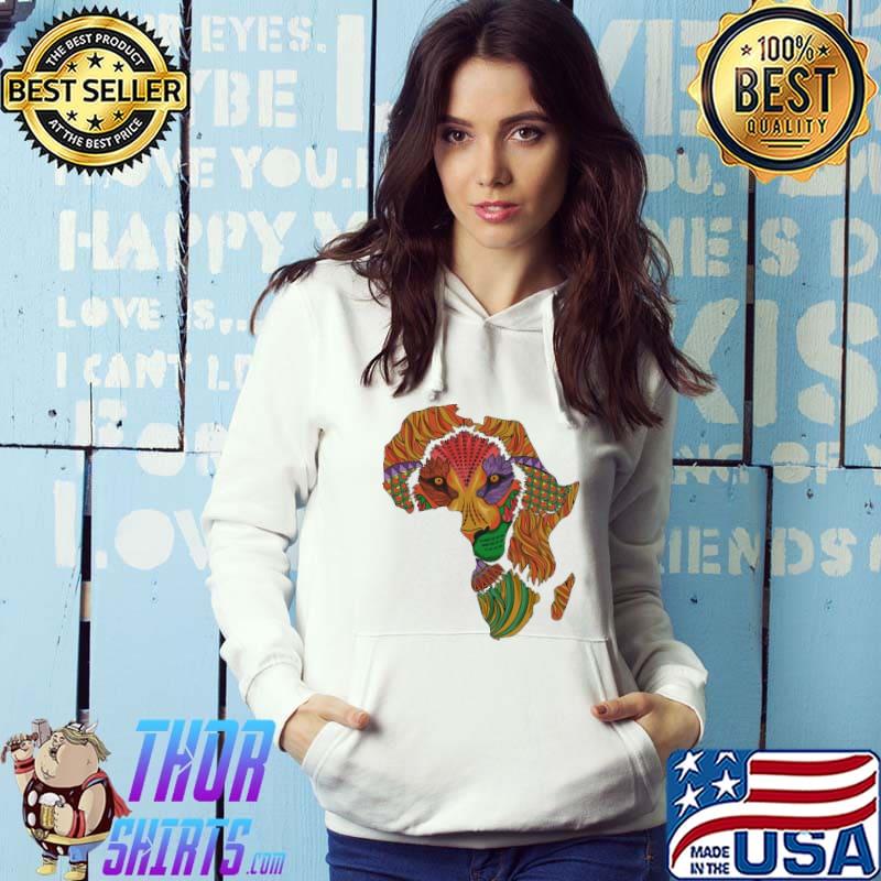 African American Lion Shirt Hoodie